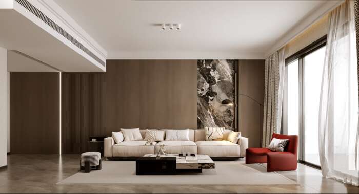 1-Bedroom Residence living room